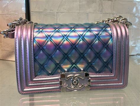 holographic chanel bag|chanel bag microchips.